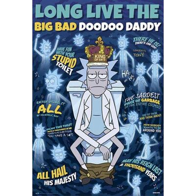 empireposter Rick & Morty Poster Doodoo Daddy + Poster - Publicité empireposter Rick & Morty Poster Doodoo Daddy + Poster - Publicité