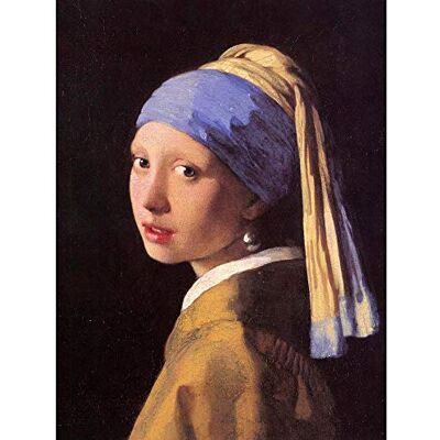 Wee Blue Coo Johannes Vermeer Girl with Pearl Earring Old Master Painting Wall Art Print Mur Décor 30 x 41 cm - Publicité Wee Blue Coo Johannes Vermeer Girl with Pearl Earring Old Master Painting Wall Art Print Mur Décor 30 x 41 cm - Publicité