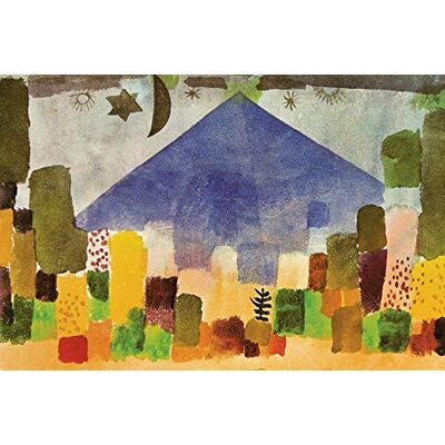 1art1 Paul Klee Posters XXL Le Niesen, Nuit Égyptienne, 1915 Affiche 120x80 cm - Publicité 1art1 Paul Klee Posters XXL Le Niesen, Nuit Égyptienne, 1915 Affiche 120x80 cm - Publicité