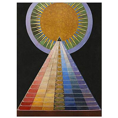 Wee Blue Coo Painting Hilma Af Klint 1907 Altarpiece No 1 Group Wall Art Print Mur Décor 30 x 41 cm - Publicité Wee Blue Coo Painting Hilma Af Klint 1907 Altarpiece No 1 Group Wall Art Print Mur Décor 30 x 41 cm - Publicité