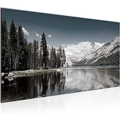 Tableau Decoration Murale Paysage Montagnes 1 Partie Moderne Toile non tissée Salon Salle Paysage Noir Blanc 606812c - Publicité Tableau Decoration Murale Paysage Montagnes 1 Partie Moderne Toile non tissée Salon Salle Paysage Noir Blanc 606812c - Publicité