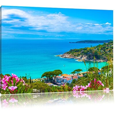 Pixxprint Panorama de la Toscane Photo sur Toile Taille: 100x70 cm Peinture Murale Art Print prêt Couvert - Publicité Pixxprint Panorama de la Toscane Photo sur Toile Taille: 100x70 cm Peinture Murale Art Print prêt Couvert - Publicité