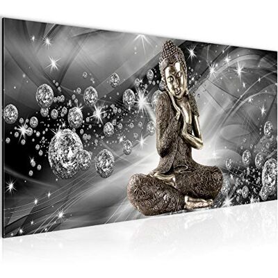 Tableau Decoration Murale Bouddha Feng Shui 1 Partie Moderne Toile non tissée Salon Salle Zen Noir Blanc 505412c - Publicité Tableau Decoration Murale Bouddha Feng Shui 1 Partie Moderne Toile non tissée Salon Salle Zen Noir Blanc 505412c - Publicité
