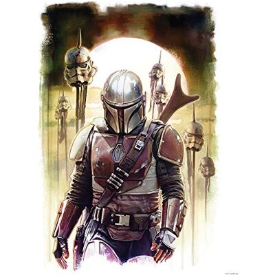 Komar Star Wars WB-SW-016 Tableau mural Motif Mandalorian Impaler Multicolore 40 x 50 cm 40 x 50 cm - Publicité Komar Star Wars WB-SW-016 Tableau mural Motif Mandalorian Impaler Multicolore 40 x 50 cm 40 x 50 cm - Publicité