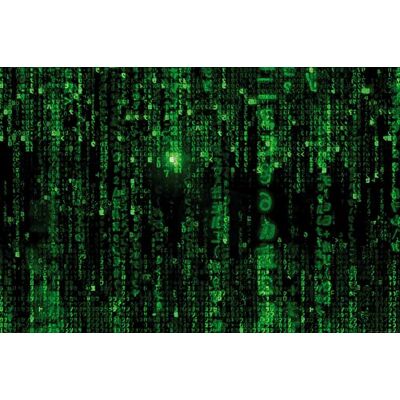 1art1 Matrix Posters XXL Code Matrix, Pluie Verte Affiche 120x80 cm - Publicité 1art1 Matrix Posters XXL Code Matrix, Pluie Verte Affiche 120x80 cm - Publicité
