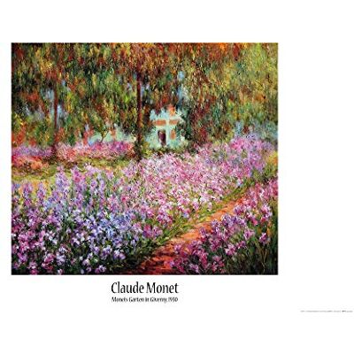 1art1 Claude Monet Poster Le Jardin De L'Artiste A Giverny, 1900 Affiche Murale 91x61 cm - Publicité 1art1 Claude Monet Poster Le Jardin De L'Artiste A Giverny, 1900 Affiche Murale 91x61 cm - Publicité