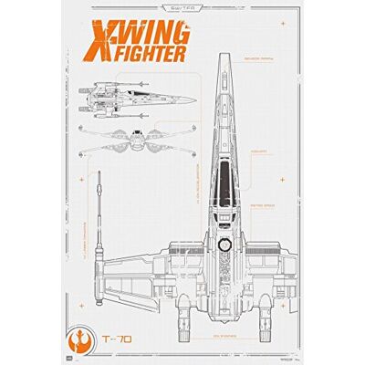 empireposter Empire Poster – Star Wars – EP7 X-wing + Ü de poster - Publicité empireposter Empire Poster – Star Wars – EP7 X-wing + Ü de poster - Publicité