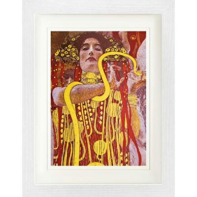 1art1 Gustav Klimt Poster Hygieia, Détail De La Médecine, 1900-1907 Affiche Encadrée avec Passe-Partout Élégant Images Murales dans Un Cadre Photo 40x30 cm - Publicité 1art1 Gustav Klimt Poster Hygieia, Détail De La Médecine, 1900-1907 Affiche Encadrée avec Passe-Partout Élégant Images Murales dans Un Cadre Photo 40x30 cm - Publicité