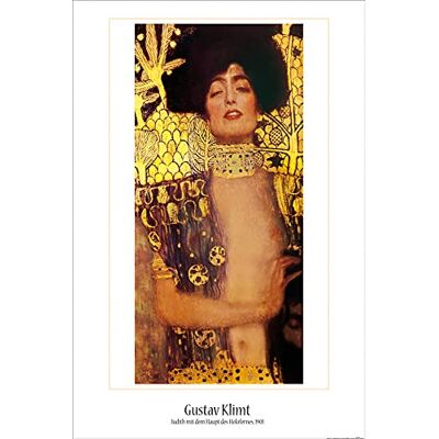 1art1 Gustav Klimt Poster Judith I, 1901 Affiche Murale 91x61 cm - Publicité 1art1 Gustav Klimt Poster Judith I, 1901 Affiche Murale 91x61 cm - Publicité