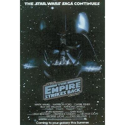 Star Wars Poster The Empire Strikes Back (68,5cm x 101,5cm) - Publicité Star Wars Poster The Empire Strikes Back (68,5cm x 101,5cm) - Publicité