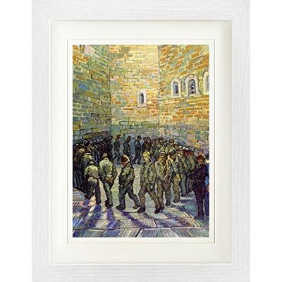 1art1 Vincent Van Gogh Poster La Ronde des Prisonniers, 1890 Affiche Encadrée avec Passe-Partout Élégant Images Murales dans Un Cadre Photo 40x30 cm - Publicité 1art1 Vincent Van Gogh Poster La Ronde des Prisonniers, 1890 Affiche Encadrée avec Passe-Partout Élégant Images Murales dans Un Cadre Photo 40x30 cm - Publicité