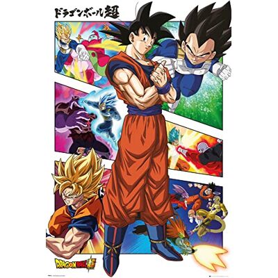 empireposter Poster Dragon Ball Super Panels Impression manga Dimensions : 61 x 91,5 cm + 1 paquet de tesa Powerstrips Contenu : 20 pièces - Publicité empireposter Poster Dragon Ball Super Panels Impression manga Dimensions : 61 x 91,5 cm + 1 paquet de tesa Powerstrips Contenu : 20 pièces - Publicité