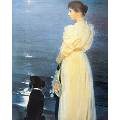 1art1 Peter Severen Kroyer Poster Soirée D'Été À Skagen, 1892 Affiche Reproduction 50x40 cm - Publicité 1art1 Peter Severen Kroyer Poster Soirée D'Été À Skagen, 1892 Affiche Reproduction 50x40 cm - Publicité