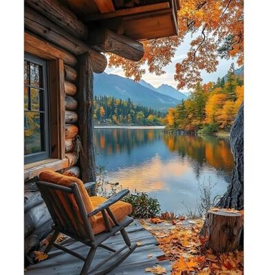 ART Peinture par numéros pour adultes paysage, paysage peinture par numéros adultes ensemble toile, DIY montagnes Paint by Numbers pour décoration maison, sans cadre 40x50cm - Publicité ART Peinture par numéros pour adultes paysage, paysage peinture par numéros adultes ensemble toile, DIY montagnes Paint by Numbers pour décoration maison, sans cadre 40x50cm - Publicité