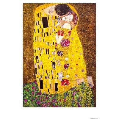 1art1 Gustav Klimt Poster Le Baiser, 1908 Affiche Murale 91x61 cm - Publicité 1art1 Gustav Klimt Poster Le Baiser, 1908 Affiche Murale 91x61 cm - Publicité