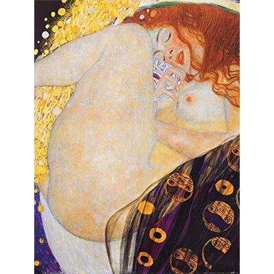 1art1 Gustav Klimt Poster Danaë, 1907 Affiche Reproduction 80x60 cm - Publicité 1art1 Gustav Klimt Poster Danaë, 1907 Affiche Reproduction 80x60 cm - Publicité