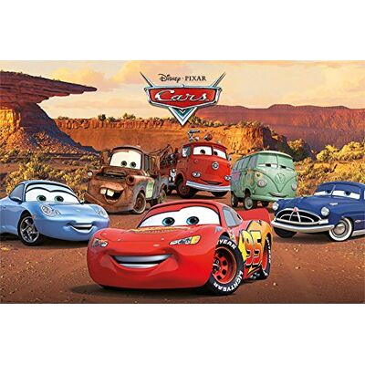 empireposter Empire Poster Cars – Characters – Cinéma Movie Disney – Taille 91,5 x 61 cm + 2 baguettes de poster en plastique 93 cm Noir - Publicité empireposter Empire Poster Cars – Characters – Cinéma Movie Disney – Taille 91,5 x 61 cm + 2 baguettes de poster en plastique 93 cm Noir - Publicité