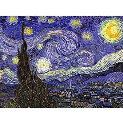 Wee Blue Coo Vincent Van Gogh Starry Night Old Master Painting Wall Art Print Mur Décor 30 x 41 cm - Publicité Wee Blue Coo Vincent Van Gogh Starry Night Old Master Painting Wall Art Print Mur Décor 30 x 41 cm - Publicité