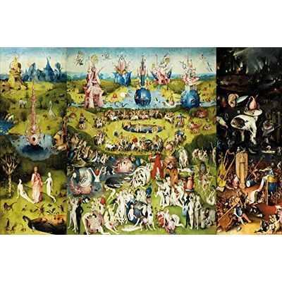 1art1 Jérôme Bosch Poster Le Jardin des Délices, 1500 Affiche Murale 91x61 cm - Publicité 1art1 Jérôme Bosch Poster Le Jardin des Délices, 1500 Affiche Murale 91x61 cm - Publicité
