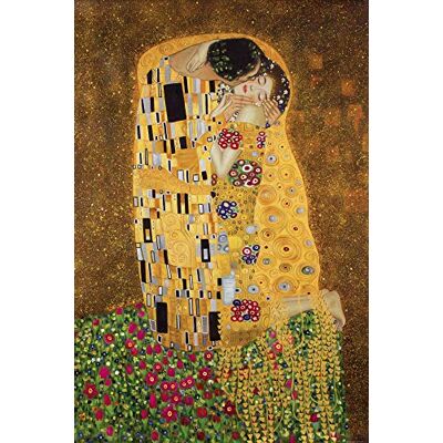1art1 Gustav Klimt Posters XXL Le Baiser II Affiche 120x80 cm - Publicité 1art1 Gustav Klimt Posters XXL Le Baiser II Affiche 120x80 cm - Publicité