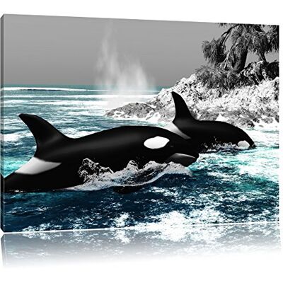 Pixxprint belle Orcas Island avant noir / blanc Taille: 100x70 sur toile, énorme XXL Photos complètement encadrée avec civière, art impression sur murale avec cadre, moins cher que la peinture ou la peinture à l'huile, aucune affiche ou un poster - Publicité Pixxprint belle Orcas Island avant noir / blanc Taille: 100x70 sur toile, énorme XXL Photos complètement encadrée avec civière, art impression sur murale avec cadre, moins cher que la peinture ou la peinture à l'huile, aucune affiche ou un poster - Publicité