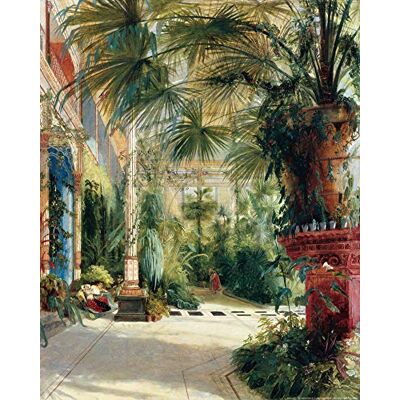1art1 Carl Blechen Poster Palmeraie De l'île Aux Paons à Potsdam, 1832 Affiche Reproduction 50x40 cm - Publicité 1art1 Carl Blechen Poster Palmeraie De l'île Aux Paons à Potsdam, 1832 Affiche Reproduction 50x40 cm - Publicité