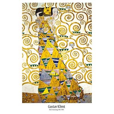 1art1 Gustav Klimt Poster L'Attente, 1905-1909 (Détail) Affiche Murale 91x61 cm - Publicité 1art1 Gustav Klimt Poster L'Attente, 1905-1909 (Détail) Affiche Murale 91x61 cm - Publicité