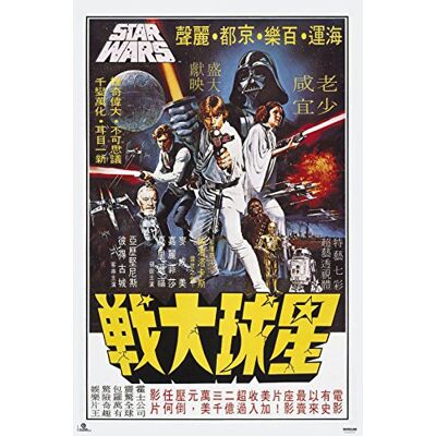 Star Wars Poster Hong Kong (61cm x 91,5cm) + un joli emballage cadeau - Publicité Star Wars Poster Hong Kong (61cm x 91,5cm) + un joli emballage cadeau - Publicité