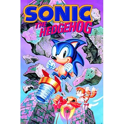 CLOSE UP Sonic the Hedgehog Affiche - Percée à Travers Roches - Publicité CLOSE UP Sonic the Hedgehog Affiche - Percée à Travers Roches - Publicité