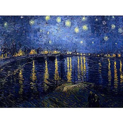 Wee Blue Coo Vincent Van Gogh Starry Night 1888 Old Master Painting Wall Art Print Mur Décor 30 x 41 cm - Publicité Wee Blue Coo Vincent Van Gogh Starry Night 1888 Old Master Painting Wall Art Print Mur Décor 30 x 41 cm - Publicité