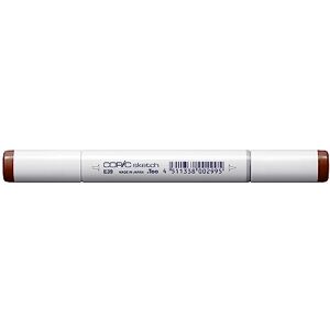 COPIC Sketch E39, Leather, Twin Marker avec Une Pointe de Largeur Moyenne et Une Pointe « Brush ». Publicité COPIC Sketch E39, Leather, Twin Marker avec Une Pointe de Largeur Moyenne et Une Pointe « Brush ». Publicité