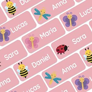 My Nametags ® 56 Étiquettes Autocollantes Personnalisées pour Enfants Autocollants nominatifs lavables pour Vêtements, Chaussures et Objets Étiquettes pour Ecole, Maternelle et Crèche Insectes - Publicité My Nametags ® 56 Étiquettes Autocollantes Personnalisées pour Enfants Autocollants nominatifs lavables pour Vêtements, Chaussures et Objets Étiquettes pour Ecole, Maternelle et Crèche Insectes - Publicité