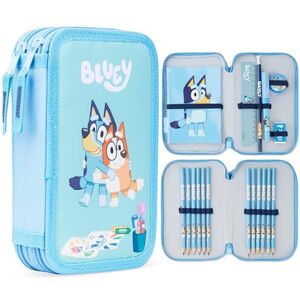 Trousse Remplie Bluey - Fournitures École Primaire - Publicité Trousse Remplie Bluey - Fournitures École Primaire - Publicité
