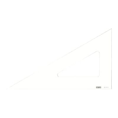 MINERVA Equerre 60° Bord Droit 16cm Transparent - Publicité MINERVA Equerre 60° Bord Droit 16cm Transparent - Publicité