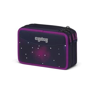 ergobag Lyra Lot de 40 grandes trousses, feutres, compartiment pour monnaie, règle, ciseaux, laxy ours Violet - Publicité ergobag Lyra Lot de 40 grandes trousses, feutres, compartiment pour monnaie, règle, ciseaux, laxy ours Violet - Publicité