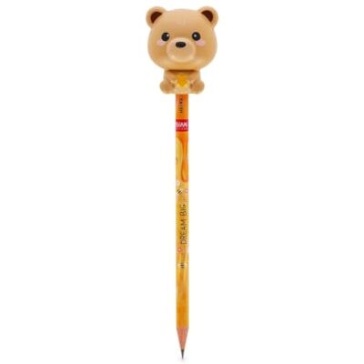 LEGAMI Squeezies Crayon Teddy Bear « Dream Big » – Crayon avec embout en peluche doux – Fournitures de papeterie anti-stress pour l'école, les notes, le dessin et le cadeau - Publicité LEGAMI Squeezies Crayon Teddy Bear « Dream Big » – Crayon avec embout en peluche doux – Fournitures de papeterie anti-stress pour l'école, les notes, le dessin et le cadeau - Publicité