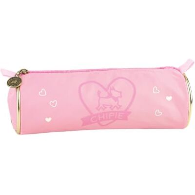 Hamelin 1 Trousse Fourre-Tout Rond CHIPIE Rose Coeur Dimension 22 x 7 cm Fermeture Zippée 1 Compartiment - Publicité Hamelin 1 Trousse Fourre-Tout Rond CHIPIE Rose Coeur Dimension 22 x 7 cm Fermeture Zippée 1 Compartiment - Publicité