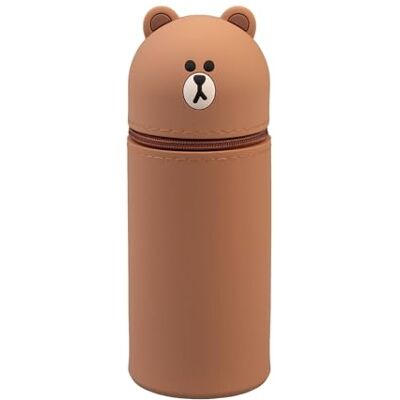 Grupo Erik Trousse 3D Line Friends Brown Fourniture Scolaire - Publicité Grupo Erik Trousse 3D Line Friends Brown Fourniture Scolaire - Publicité