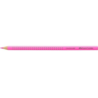 Faber-Castell Crayon couleur Grip 14 rose fluo - Publicité Faber-Castell Crayon couleur Grip 14 rose fluo - Publicité