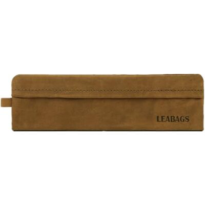 LEABAGS Étui à Crayons en Cuir véritable Petite Trousse pour Travail, université et école Trousse à Crayons Étui à Crayons Trousse en Cuir Vintage Taille S Fox - Publicité LEABAGS Étui à Crayons en Cuir véritable Petite Trousse pour Travail, université et école Trousse à Crayons Étui à Crayons Trousse en Cuir Vintage Taille S Fox - Publicité