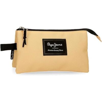 Pepe Jeans Aris Trousse triple 12 x 22 x 5 cm, citronier, 12x22x5 cms, Trousse triple - Publicité Pepe Jeans Aris Trousse triple 12 x 22 x 5 cm, citronier, 12x22x5 cms, Trousse triple - Publicité