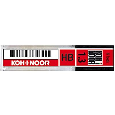 KOH-I-NOOR Koh.I.Noor 94161 Trousse 6 Min de rechange, 1,3 Mm, pour porte-mine Dh1500 - Publicité KOH-I-NOOR Koh.I.Noor 94161 Trousse 6 Min de rechange, 1,3 Mm, pour porte-mine Dh1500 - Publicité