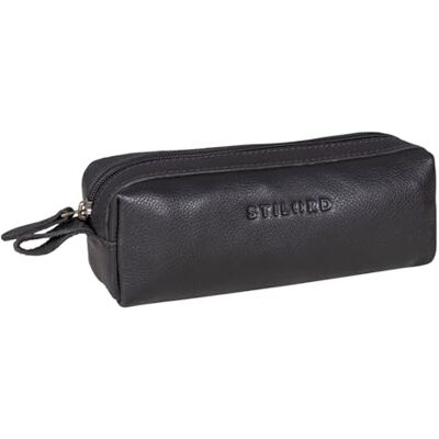 STILORD Trousse en Cuir Plumier Vintage Pochette pour Crayons Étui Stylos Porte-Plume Scolaire Hommes et Femmes Couleur:Noir - Publicité STILORD Trousse en Cuir Plumier Vintage Pochette pour Crayons Étui Stylos Porte-Plume Scolaire Hommes et Femmes Couleur:Noir - Publicité