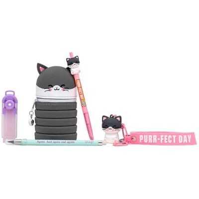 Mr. Wonderful Pack Back to School Cat – Kit Papeterie avec Trousse, Stylo 3D et Crayon Infini - Publicité Mr. Wonderful Pack Back to School Cat – Kit Papeterie avec Trousse, Stylo 3D et Crayon Infini - Publicité