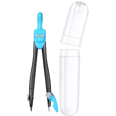 JPC Compas métal spécial trousse Protection pointe/étui plastique - Publicité JPC Compas métal spécial trousse Protection pointe/étui plastique - Publicité