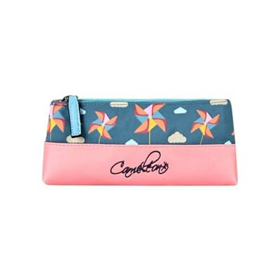Cameleon Trousse école Bleu 21cm avec 1 Compartiment Rétro Idéale pour la rentrée Scolaire en Primaire - Publicité Cameleon Trousse école Bleu 21cm avec 1 Compartiment Rétro Idéale pour la rentrée Scolaire en Primaire - Publicité