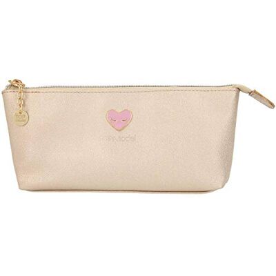 Depesche TOPModel Glamshine 10653 Trousse avec Surface Brillante Crème/doré env. 24 x 11 x 4,5 cm - Publicité Depesche TOPModel Glamshine 10653 Trousse avec Surface Brillante Crème/doré env. 24 x 11 x 4,5 cm - Publicité