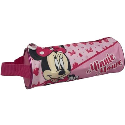 CARTOON Trousse d'école ronde avec poignée d'école de papeterie, organisateur de crayons de couleur, Minnie., Organisateur de sac - Publicité CARTOON Trousse d'école ronde avec poignée d'école de papeterie, organisateur de crayons de couleur, Minnie., Organisateur de sac - Publicité