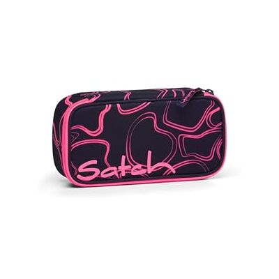 satch Trousse très grand avec séparateur, poche zippée, porte-stylos, emplacement pour équerre, fenêtre pour emploi du temps Pink Supreme Fuchsia - Publicité satch Trousse très grand avec séparateur, poche zippée, porte-stylos, emplacement pour équerre, fenêtre pour emploi du temps Pink Supreme Fuchsia - Publicité
