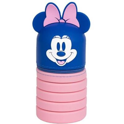 CARTOON Tombolino en silicone extensible Disney Trousse avec personnage en trois dimensions porte couleurs stylos crayons papeterie 19 cm, Minnie., Trousse de toilette - Publicité CARTOON Tombolino en silicone extensible Disney Trousse avec personnage en trois dimensions porte couleurs stylos crayons papeterie 19 cm, Minnie., Trousse de toilette - Publicité